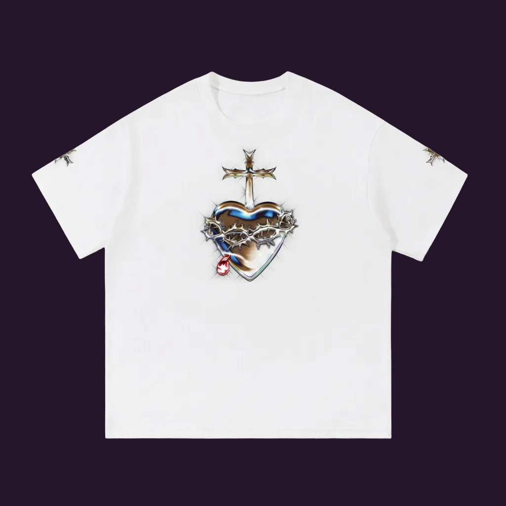 (1) Chrome Sacred Heart Shirt